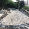 沖縄移住_庭に南国ガーデンを作りたい③琉球石灰岩の石畳を敷きます